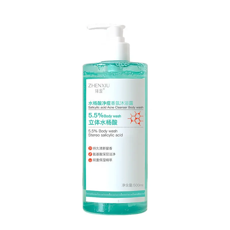 shame Salicylic Acid Perfumed Shower Gel cleans acne, removes itching, cleanses skin and leaves fragrance for a long time