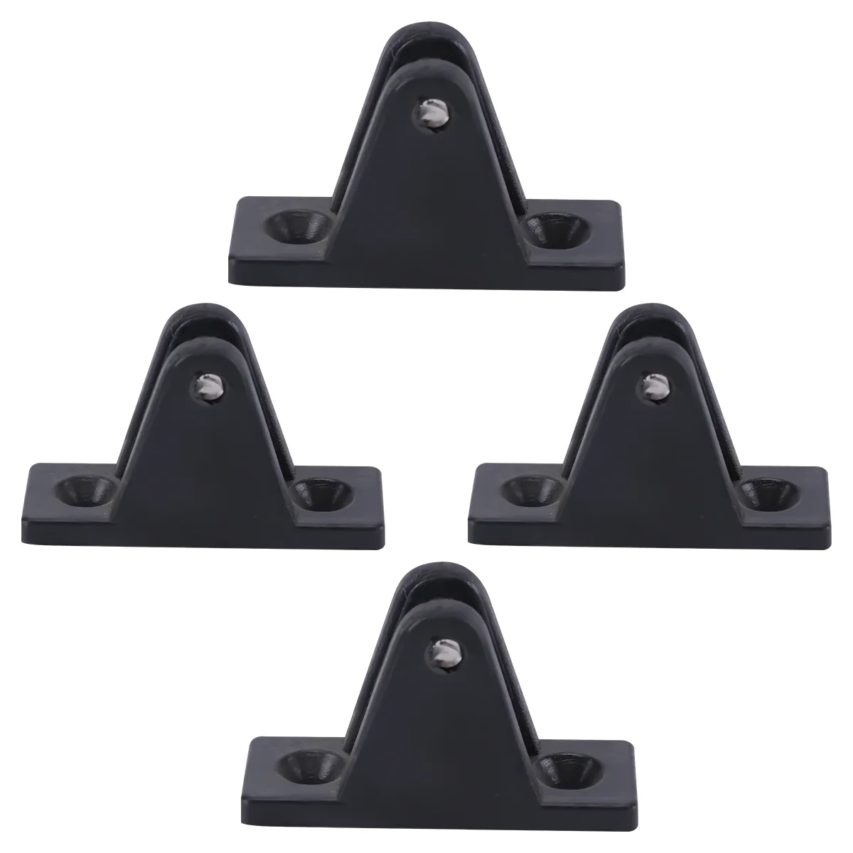 

4 Pcs Hinge Yacht Accessories Fishing Boat Nylon Flat Mount Boating Deck