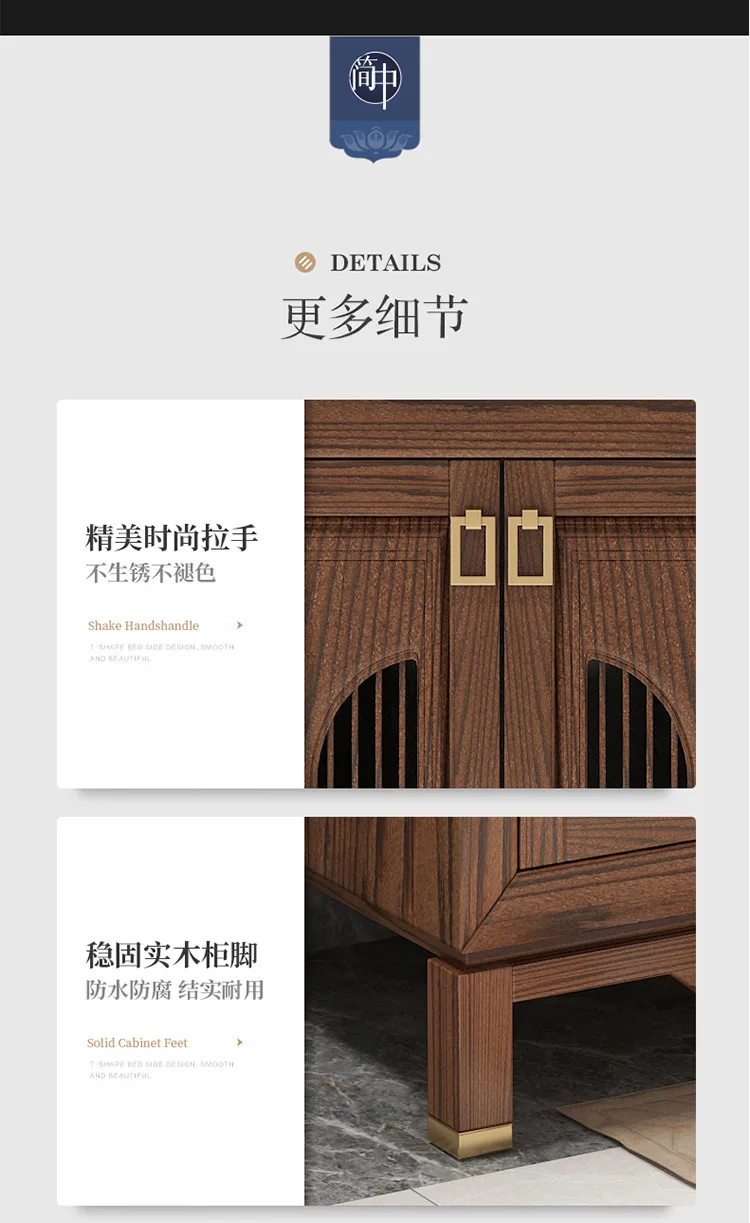 Vintage Oak Bathroom Solid Wood Bathroom Vanity with S — My Lux Decor