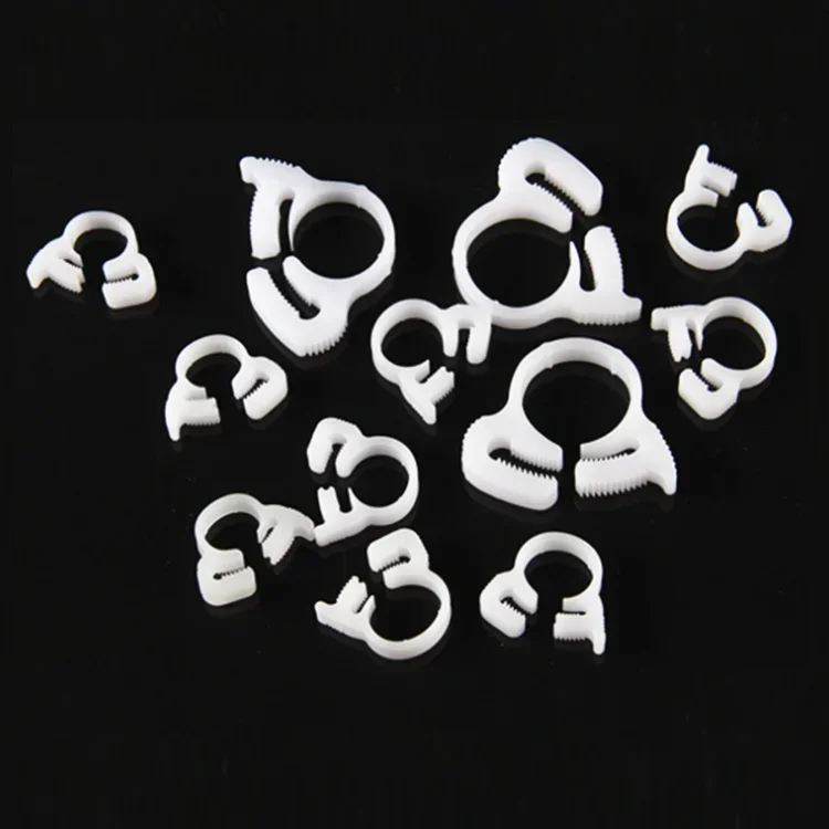 Hose Clamps 10pcs 3.8~59mm Plastic Line Water Pipe Strong Clip Spring Cramps Fuel Air Tube Fitting Fixed Tool