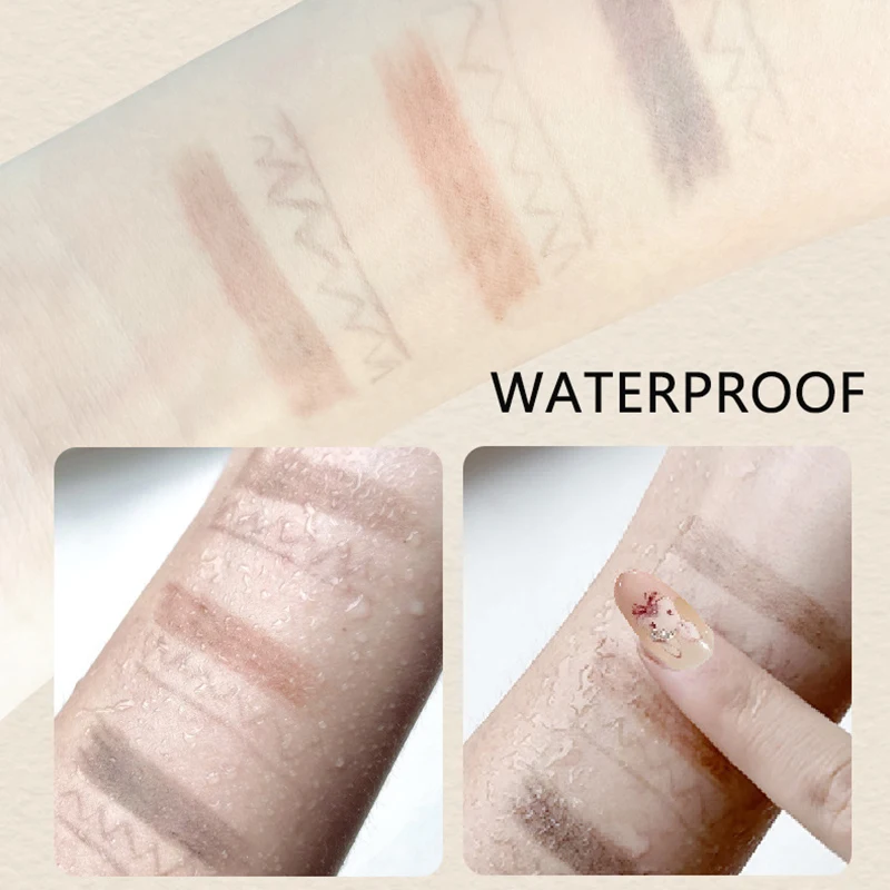 Doublehead liquid Eyebrow pencil Lying silkworm waterproof Black brown Natural Point mole wild Eyebrow pen aegyosal liner Makeup 2