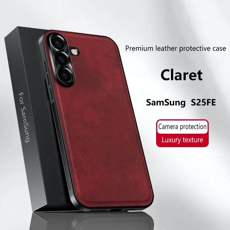 Magnetic Elegant Leather Wear-Resistant Case with Fully Covered Non-Slip Grip