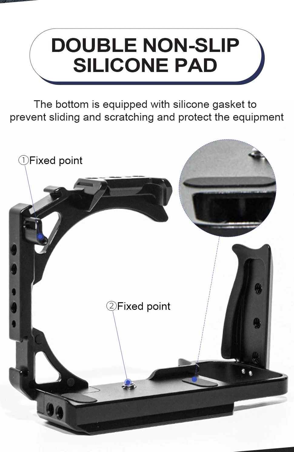 Professional Photography Camera Quick Release Board for Nikon Z5 Z6 Z7 Z6II Z7II