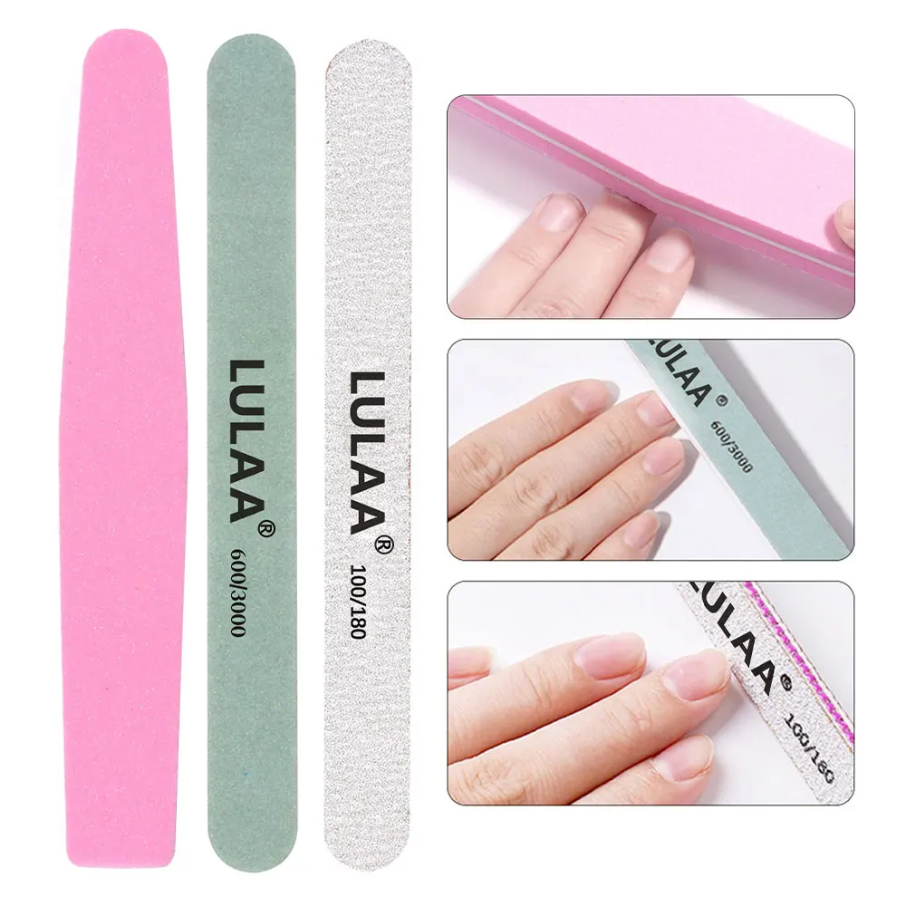 YIKOOLIN Portable USB Electric Nail Drill Polish Kit with UV LED Nail Lamp Nail Separator Polishing Block Manicure Tool kit 5