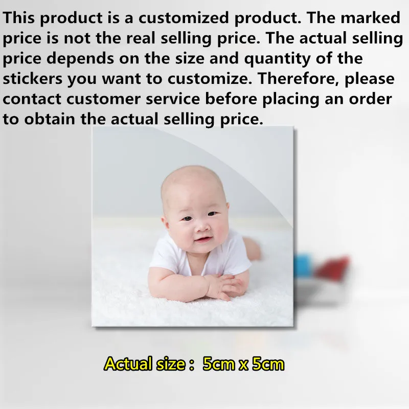 Magnetic Sticker Magnetic Fridge Stickers Refrigerator Decor Customized personalized refrigerator stickers Send pictures to customize magnetic stickers couple photos baby photos stars