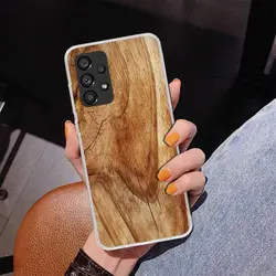 Wooden Pattern Phone Case - Stylish Natural Design - Samsung A24 (PG359 - 1)