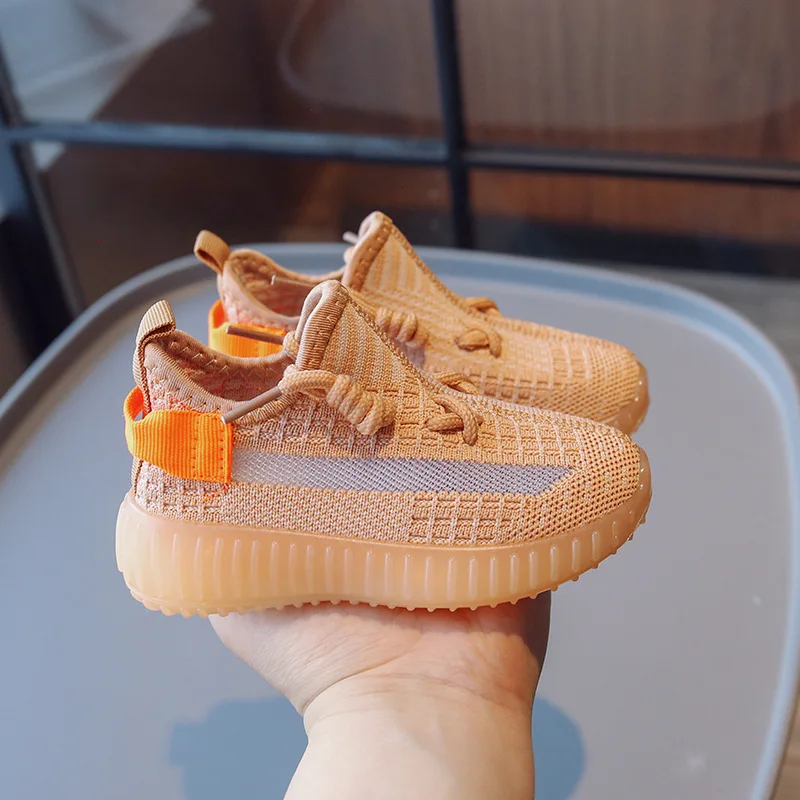 Kid Shoes Platform Casual Breathable Boy Sports Mesh Girl Tennis Running
