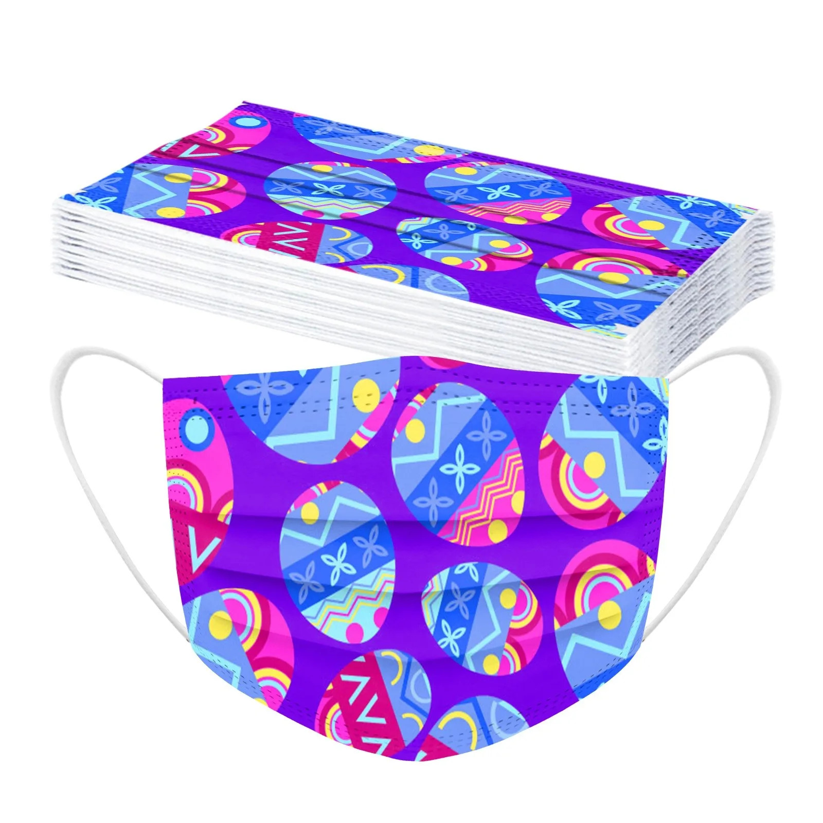 10PCS Children's Protection 3 Layer Cartoon Disposable Face Mask 5-Layer High-Density Outdoor Dust-Proof Face Protective Mask