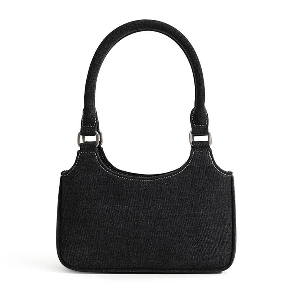 Women Tote Handbag Solid Color Shoulder Bag Canvas Top Handle Bag with Zipper Female Commute Daily Bag