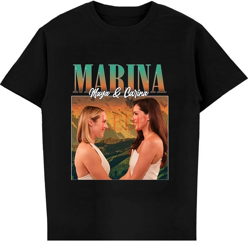 Maya Carina Shirt Marina Tshirt Get Smied Station 19 Season 4 Movie Drama Meovie Drama Merchandise Vintage Classic Anni '90 Graphic