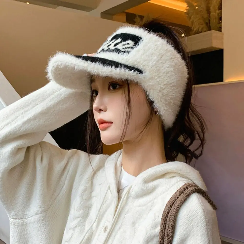 Neue Wintermütze, verstellbar, Anti-UV-Visier, Golf-Stirnband, Kappe für Damen und Herren – Detail 2