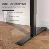 E6 Essential Dual Motor Standing Desk Frame 3 Stages Electric Height Adjustable Desk Stand Up Desk Frame Only ((Black) 4