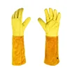 Long Sleeve Leather Gardening Gloves Puncture resistant Breathable Leather Rose Pruning Floral Dropshipping 1