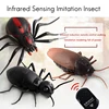 Infrared Remote Control Simulation Big Fake Spider Remote Control Toy Prank Insect Joke Scary Prank Bug Party Toy 3