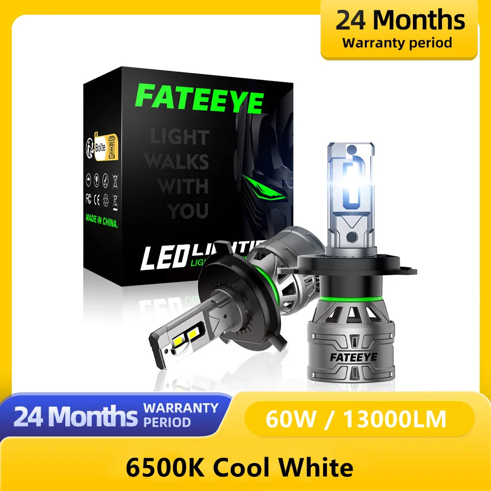 Fateeye-F4-H4-LED-Headlight-For-Car-H7-LED-H1-H11-6500K-60W-13000LM-12V ...