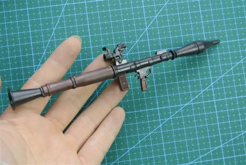 1:6 RPG Anti Tank Rocket Launchers Gun Model Coated Plastic Military Model Accessories For 12" Action Figure Display Collection 3