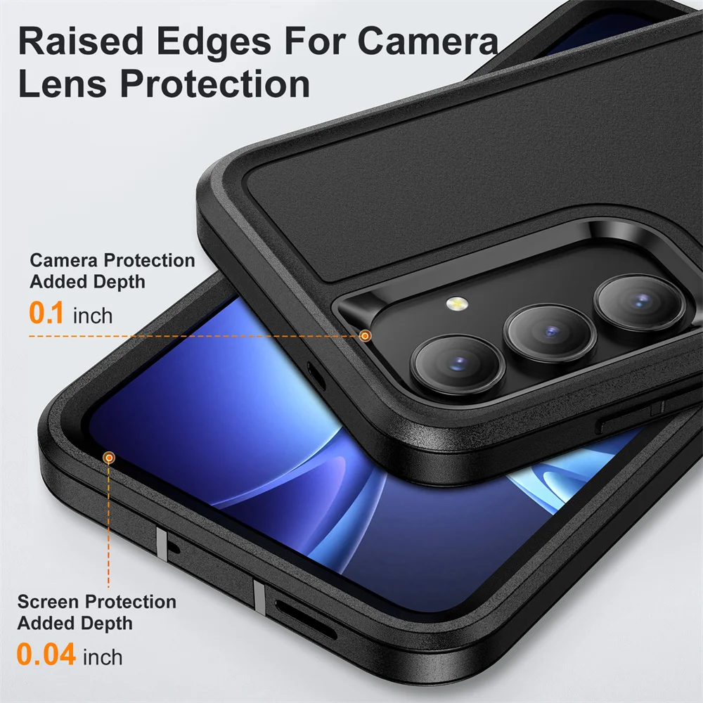 Heavy Duty Shockproof Rugged Protective Case with Full Coverage