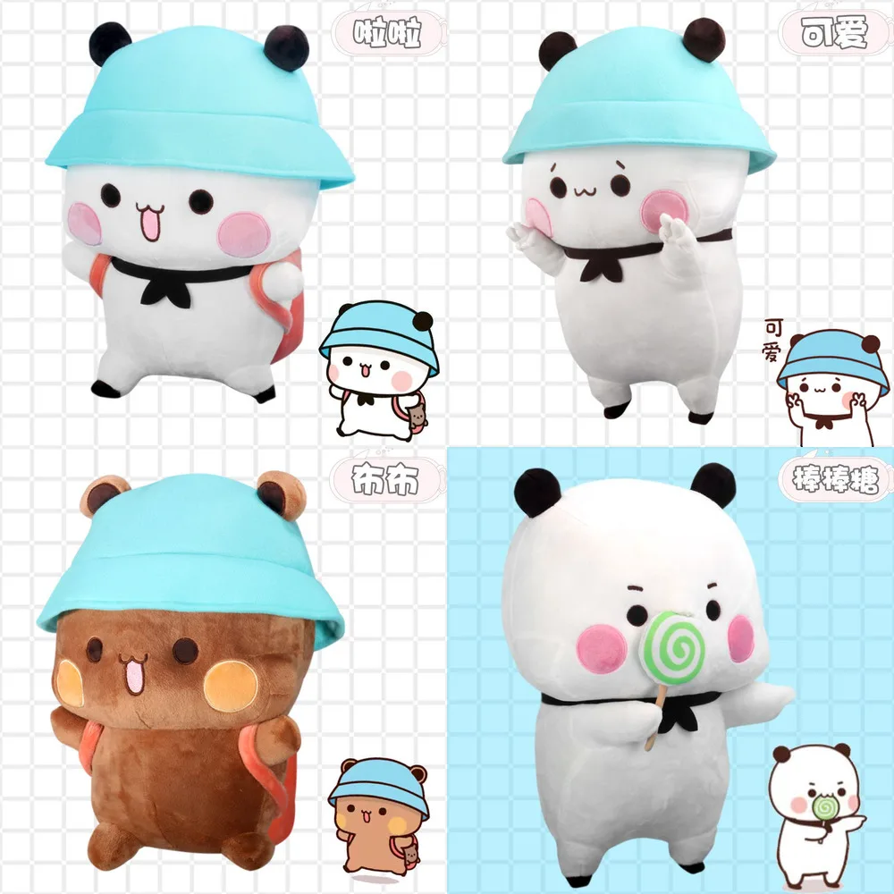 

Cute Bubu And Dudu Panda Plush Toy Kawaii Cartoon Bear Panda Plushie Doll Stuffed Soft Pillow Toy Gift For Kids Home Decoration