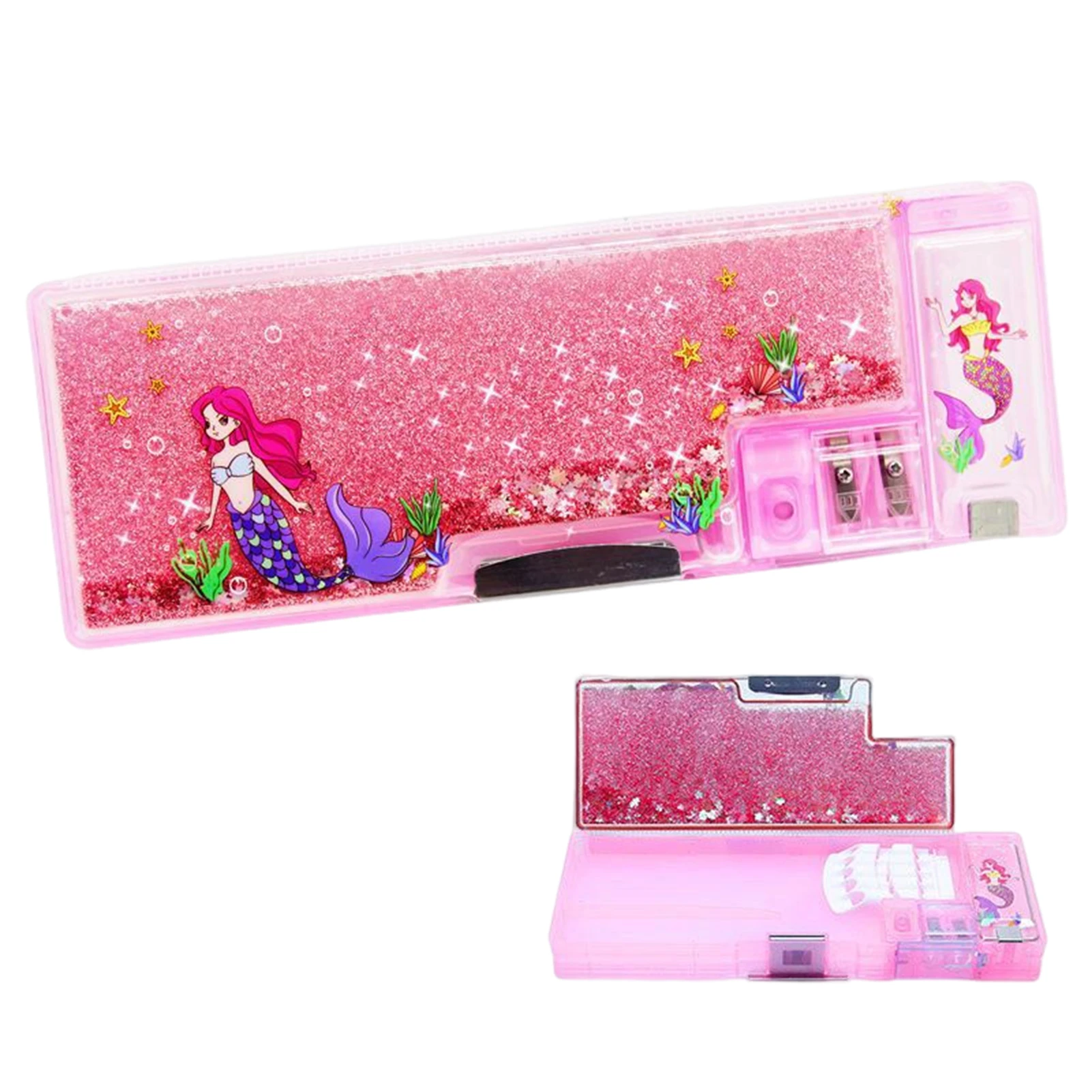 

Student Pencil Stationery Box Multifunction Stationery Organizer Box Birthday Present for Girls and Teens