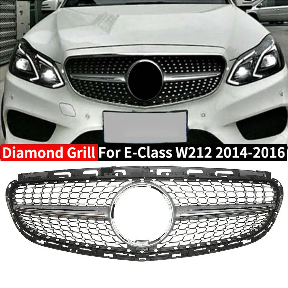 Auto Front Facelift Grill Sport Kühlergrill Fit für Mercedes Benz W212  E-Klasse 2014-2015 Vier Türen - AliExpress