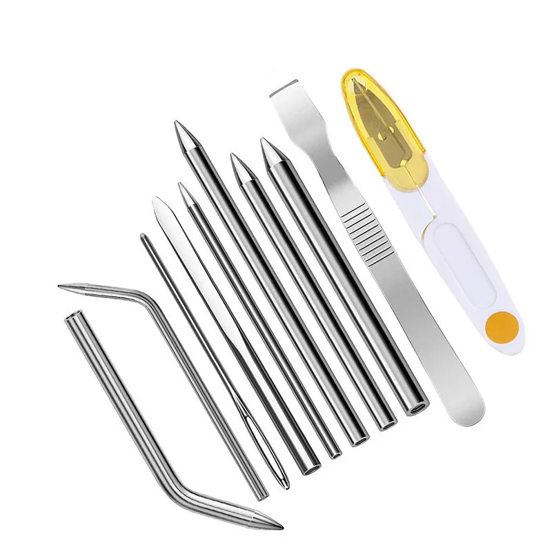 Paracord Knitting Tool Set Aluminium Parachute Cord Needles Bracelets DIY Weave Tool Umbrella Rope paracord rope braided paracord paracord accessories paracord needle set