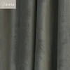 High-end European Velvet Curtains for Living Room Bedroom Solid Color Blackout Velvet Finished Product Customized Fur Ball Lace 3