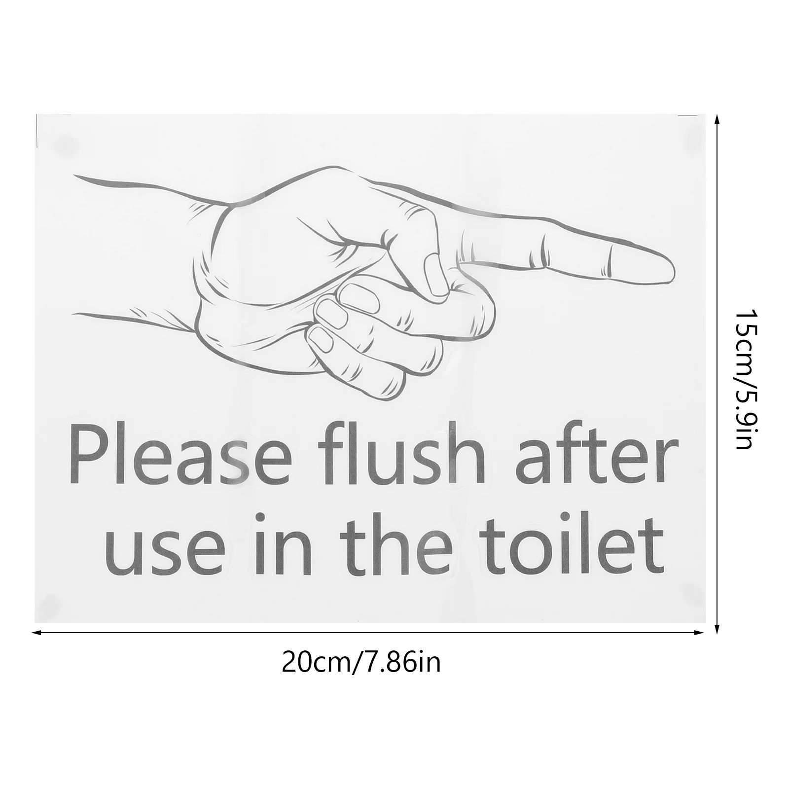 Рисунок 3 - Наклейка для унитаза