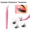 New false eyelash curler novice multi-functional stainless steel eyelash tweezers tool 4