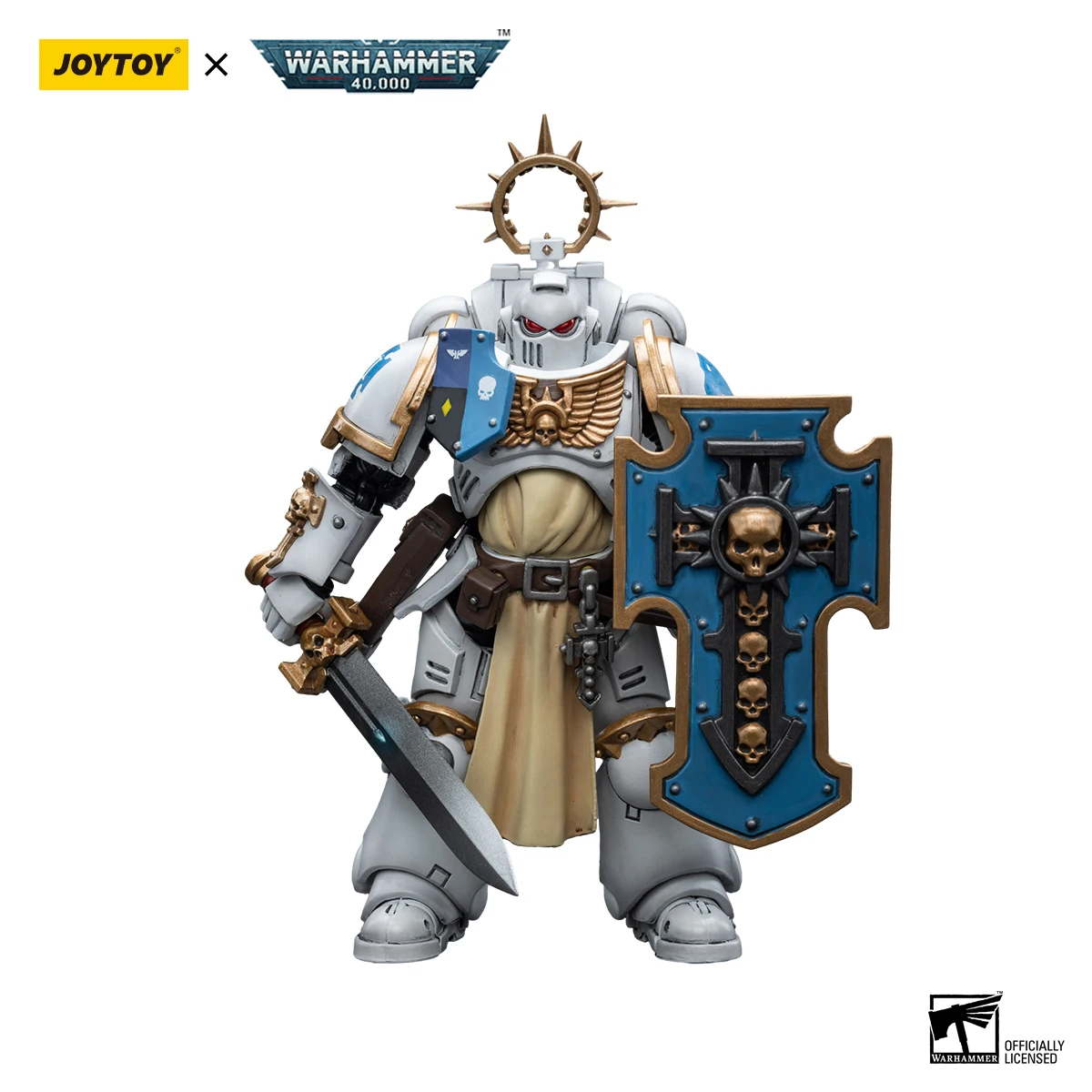 

[IN STOCK] JOYTOY Warhammer 40K 1/18 Action Figure White Consuls Bladeguard Veteran Model Toy Gift Free Shipping