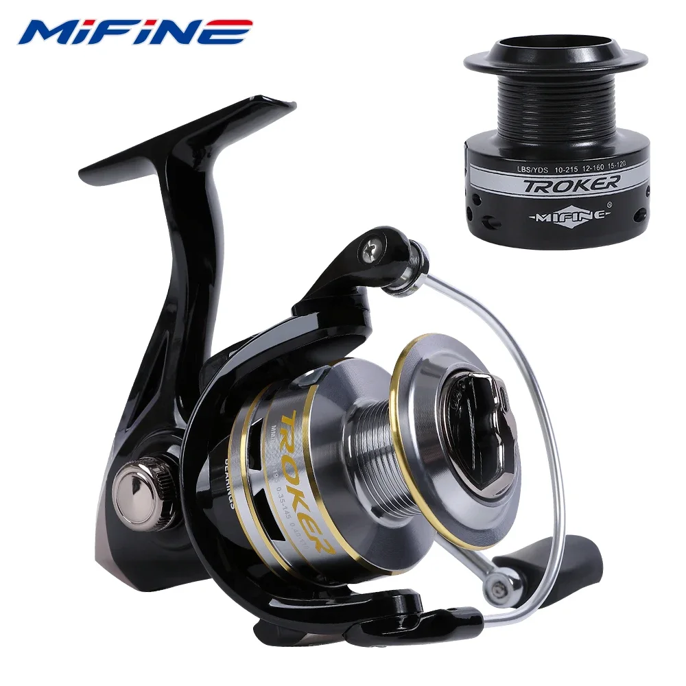 MIFINE TROKER-Spinning Fishing Reel Ultralight wheels 5.1:1 Gear Ratio 6kg Max Drag 800/1000/2000/3000/4000