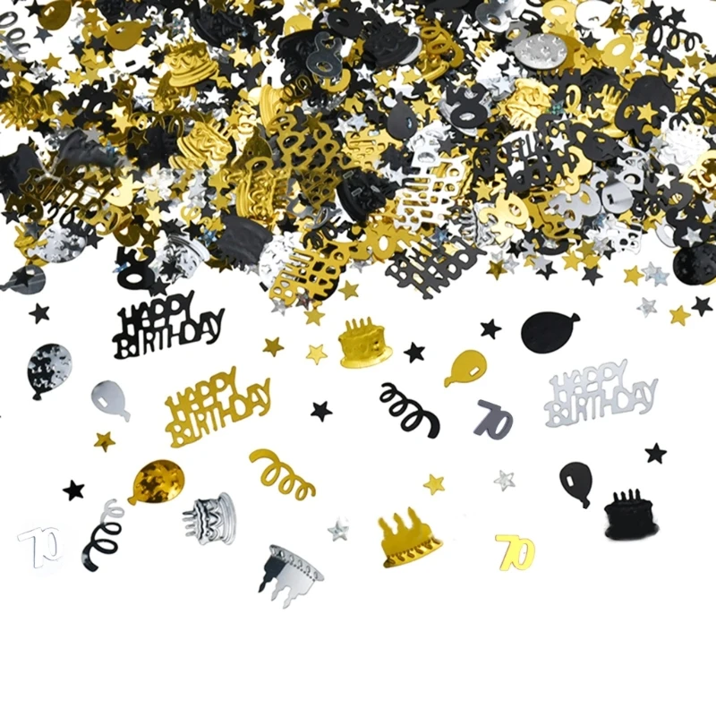 Birthday Party Confettis Gold Table Decoration For Party Decorations Paper Confetti