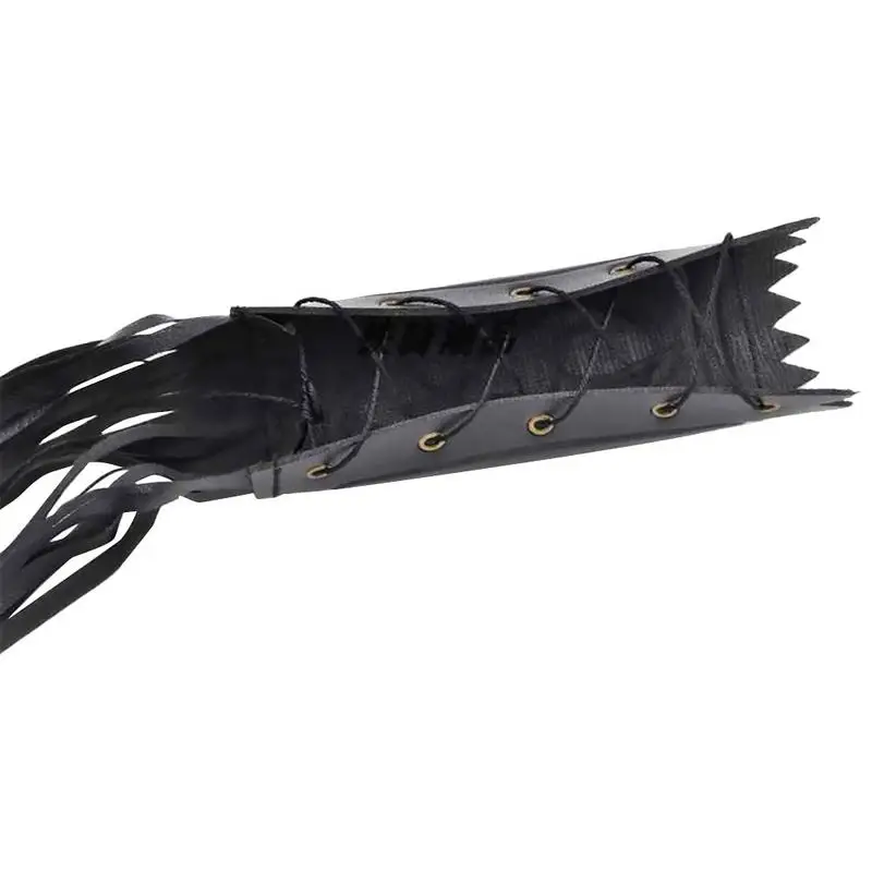 Coprimanopole Per Moto Con Frange E Fiamme – Set Di 2 Per Manubrio E Freno, In Pelle, Stile Retrò