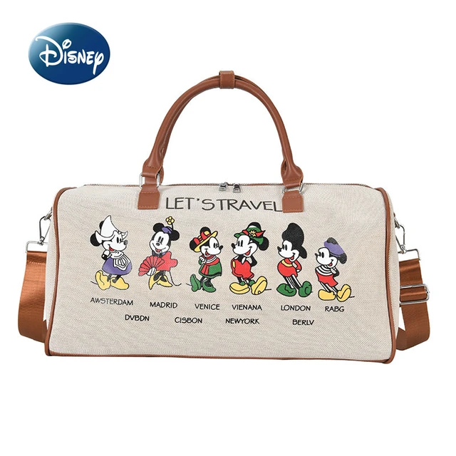 Disney Mickey New Women's Travel Tote Bag Luxury Brand Men's and Women's Luggage  Bag Large Capacity Baby Diaper Bag Tote Bag - AliExpress