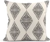 Tribal and Boho Bohemian Black Ethnic Herringbone for Ideas Decor Linen Pillow Cases Home Decorative Square Cushion cases 5