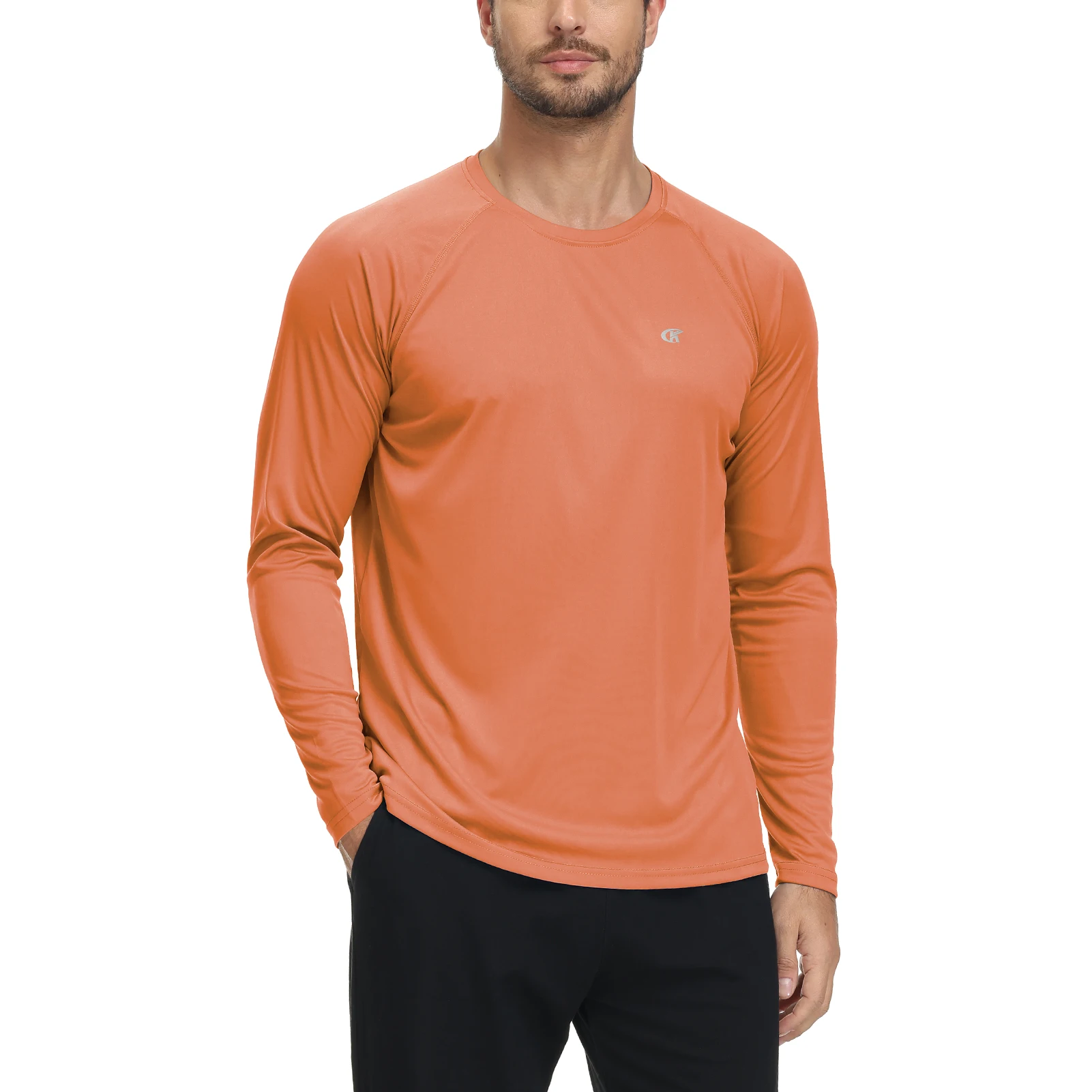Men's UPF 50+ Long Sleeve Rash Guard Tee