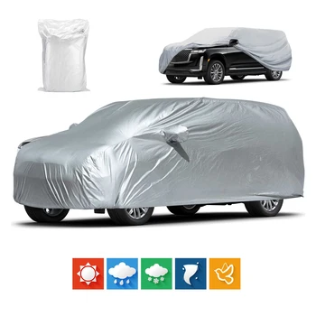 Outdoor Waterproof SUV Sedan Car Cover with Soft Cotton Lining and UV Protection