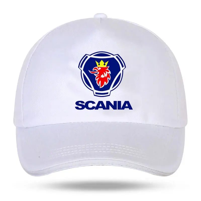 Sweden Saabs Scanias Baseball Cap Vintage Distressed Washed Sun Cap Unisex Style Outdoor Summer Adjustable Caps Casual mens cap 2