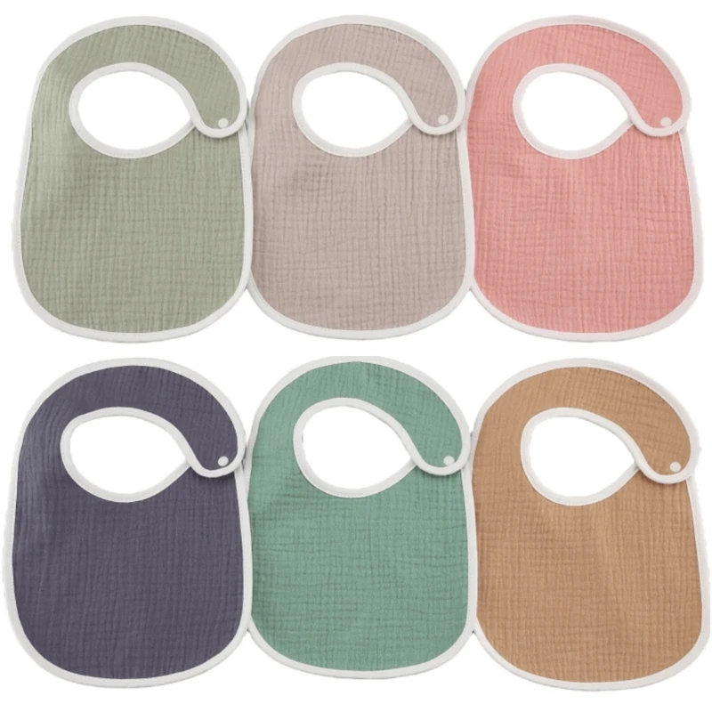 

Safe Baby Bibs with 2 Layers Newborn Feeding Bibs Cotton Baby Spit up Cloth with Waterproof Layer Newborn Feeding Bibs 0