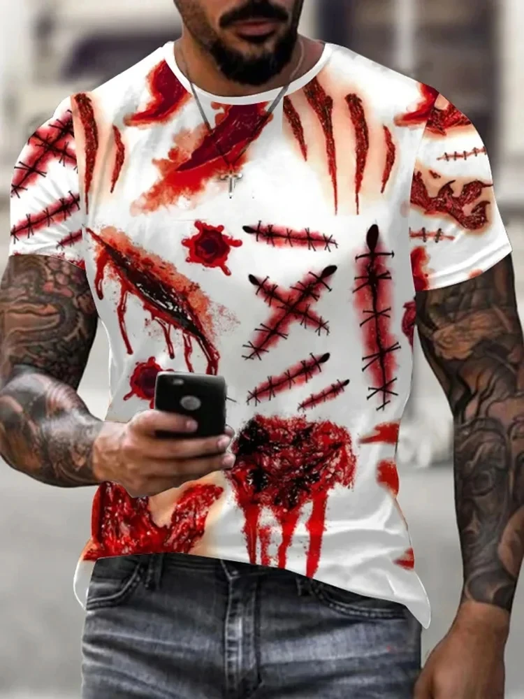 Para Halloween Camisetas Con Sangre Halloween Camiseta De