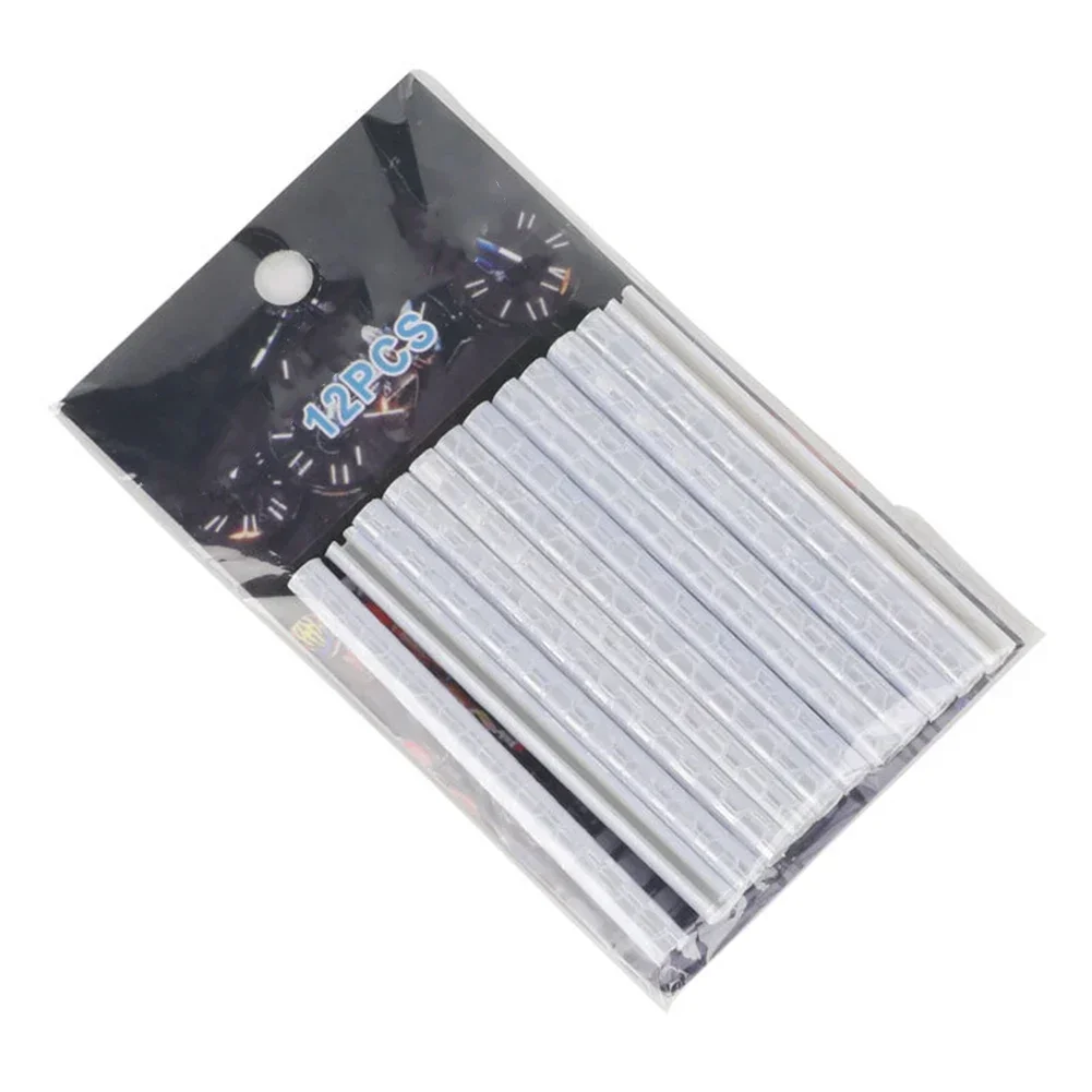Bicycle Wheel Spokes Reflective Sticker Tube Strip Cycling Reflector DIY Cycling Reflector Bike Moto Scooter Reflective 12pcs