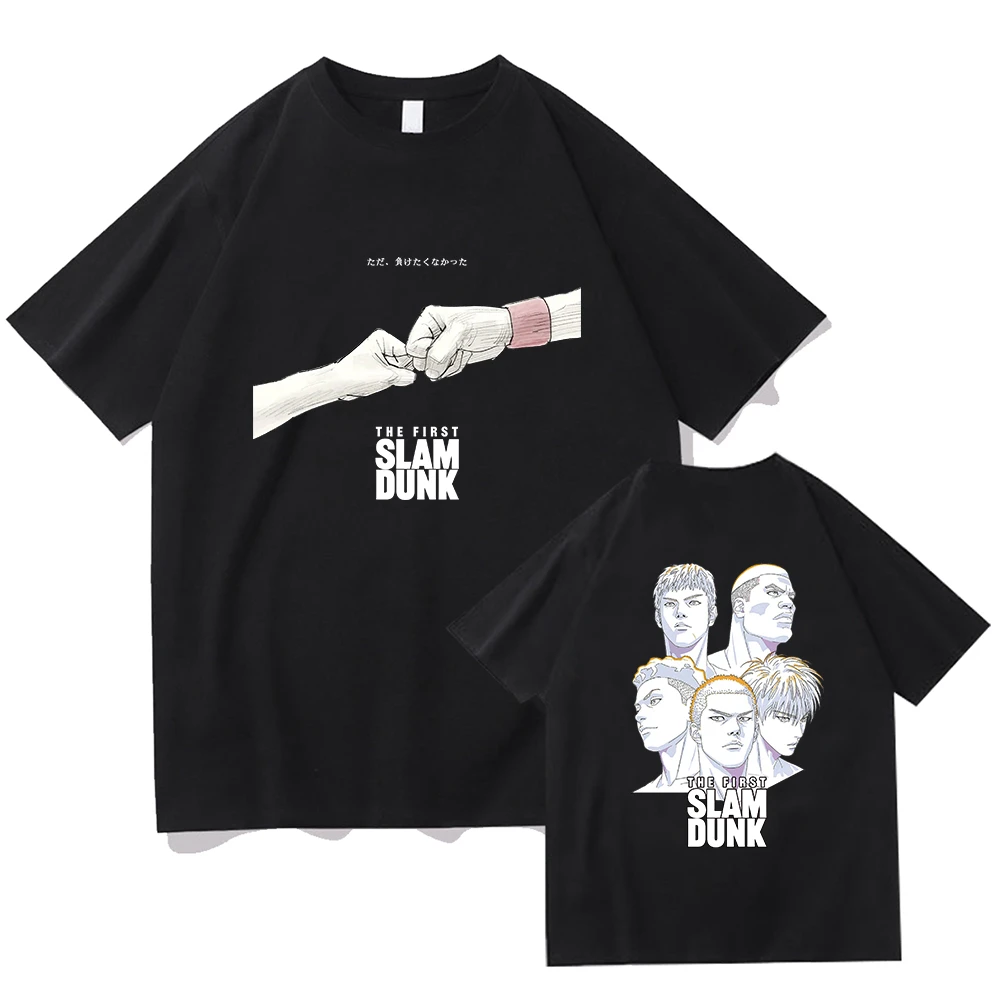 

Japanese Anime Slam Dunk T-shirt Mens Womens Summer Tops Hip Hop Oversized Short Sleeves Cosplay Tees Streetwears Unisex Shirts