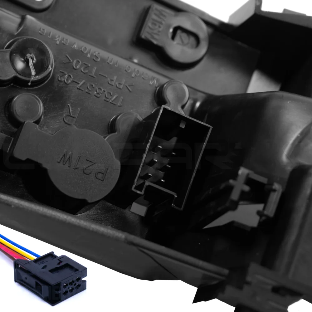 Für Audi A1 2011–2016, hinten links/rechts, Rücklicht-Cluster-Lampenfassung und vorverdrahteter Stecker-Kabelbaum, 8 x 0945258 Ein 6Q 0937702 – Detail 2