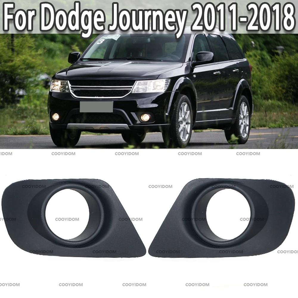 K-Car Front Fog Light Lamp Bezel Cover For Dodge Journey 2011-2018 For Chrysler 200 68088687AA 68088686AA