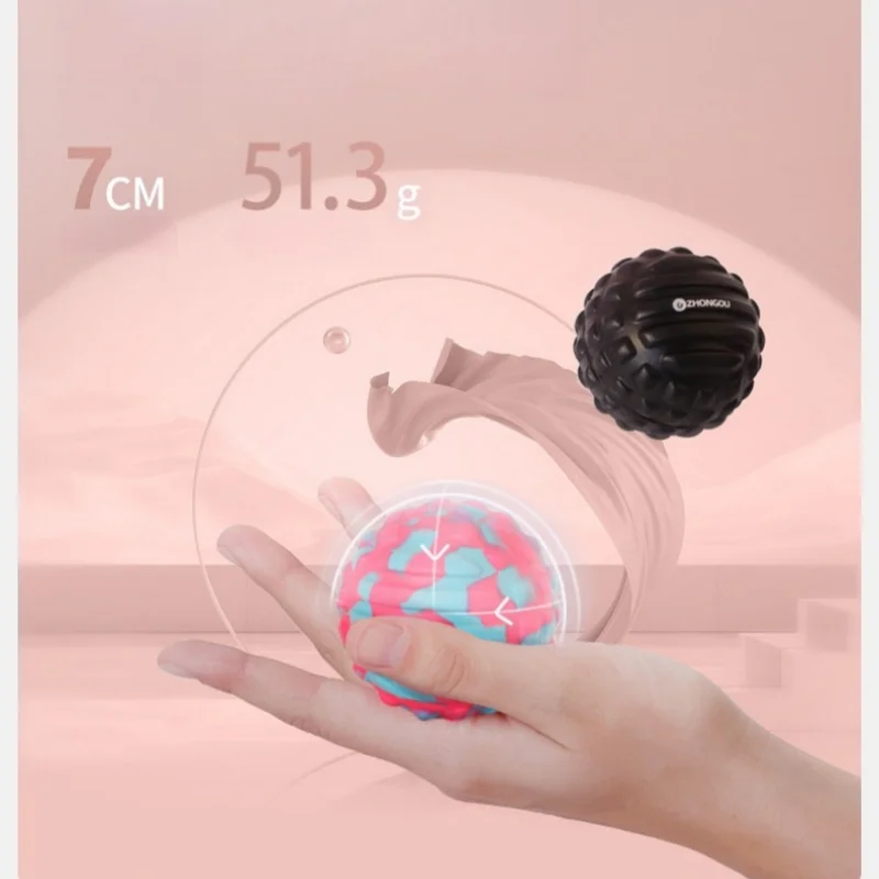 7cm Yoga Gym Balls Foot Massage Ball Trigger Point Sport Fitness Hand Foot Pain Relief Plantar Hedgehog Fasciitis Reliever