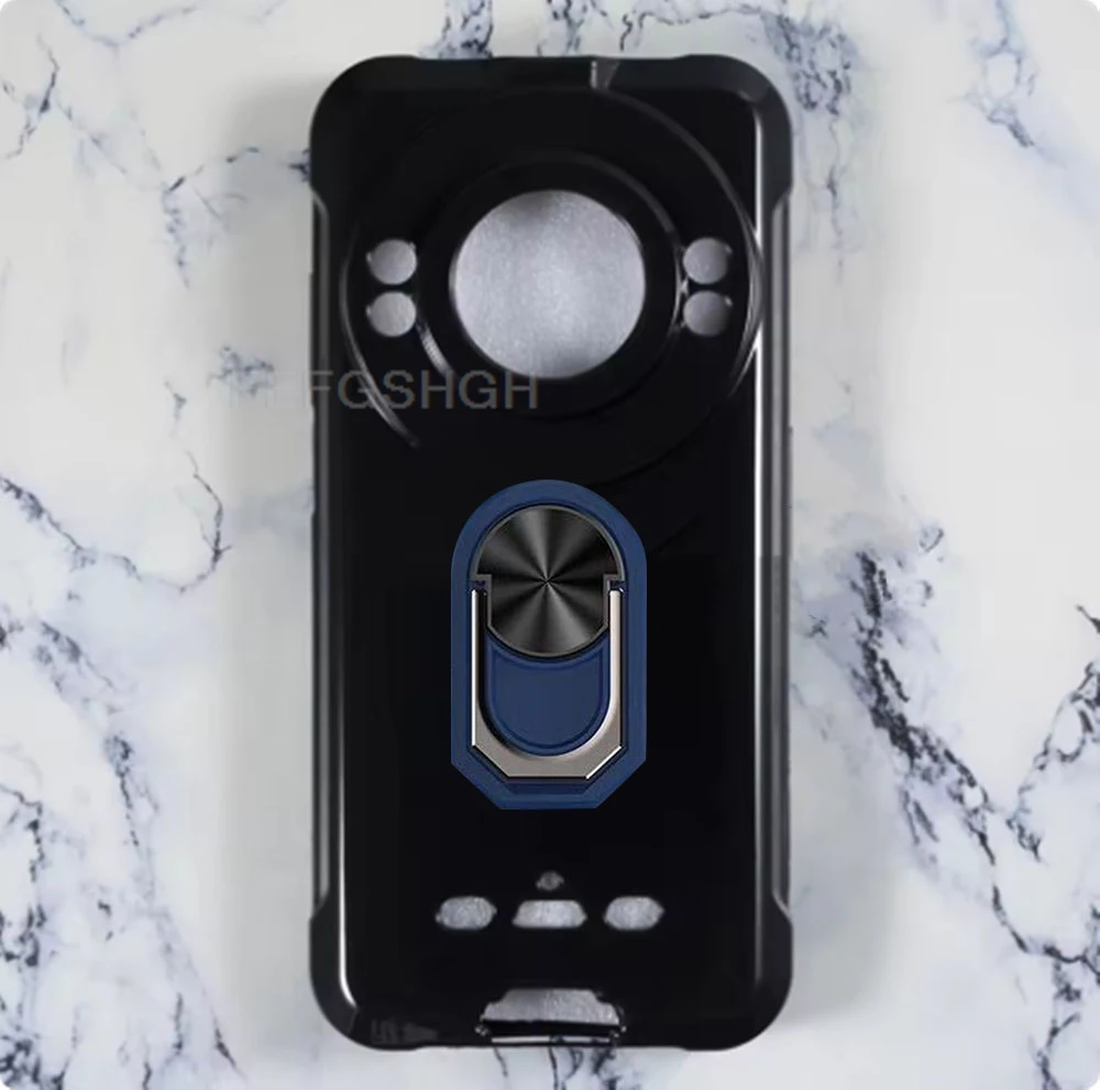 Durable Ring Holder Bracket Phone Case with TPU Soft Silicone Cover - 5.99