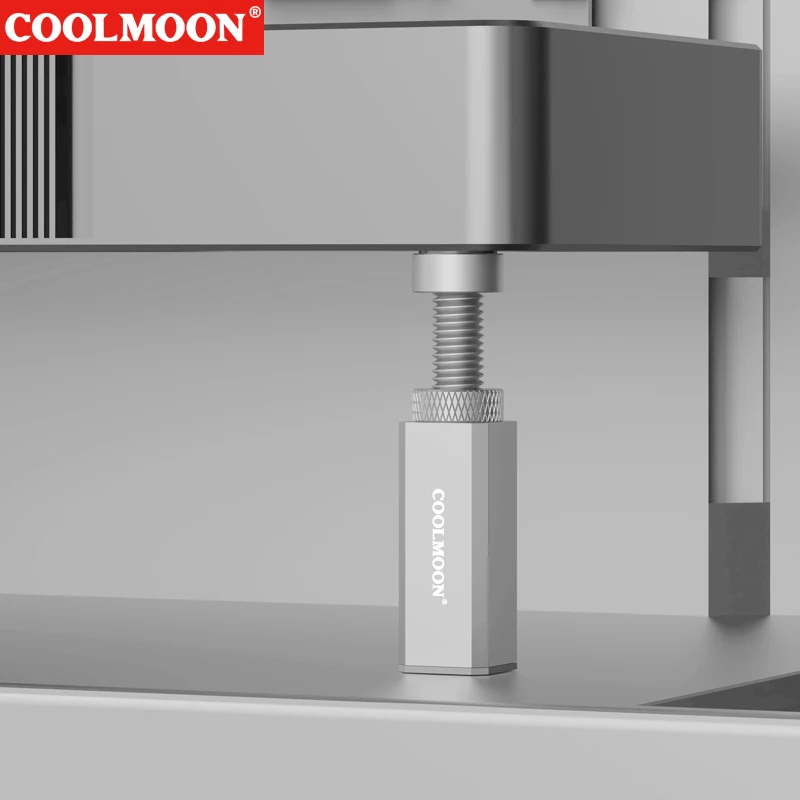 COOLMOON Graphics Card GPU Holder Adjustable Telescopic Rotating Stand Bracket Magnetic GPU Video Card Holder for Desktop PC