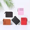 New Mini Women Wallets Free Name Customized Short Card Clips Zipper Coin Pocket Female Purses Credit Card Holder Wallet For Girl 5
