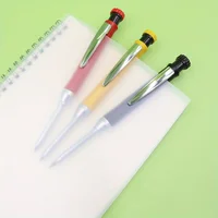 Metal Carpenter Pencil Built-in Sharpener 4-Color Lead Refills Woodworking & DIY Crafts, Deep Hole Marking Construction 2