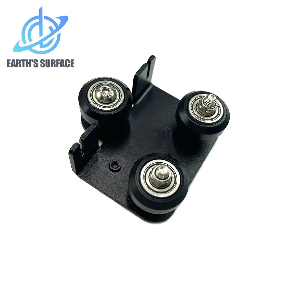 DB-3D Printer Part Ender-3/CR10 Extruder Back Support Plate With Pulley Kit for Ender 3/3 Pro Cr-10/S/S4/S5 Series 3D Printer