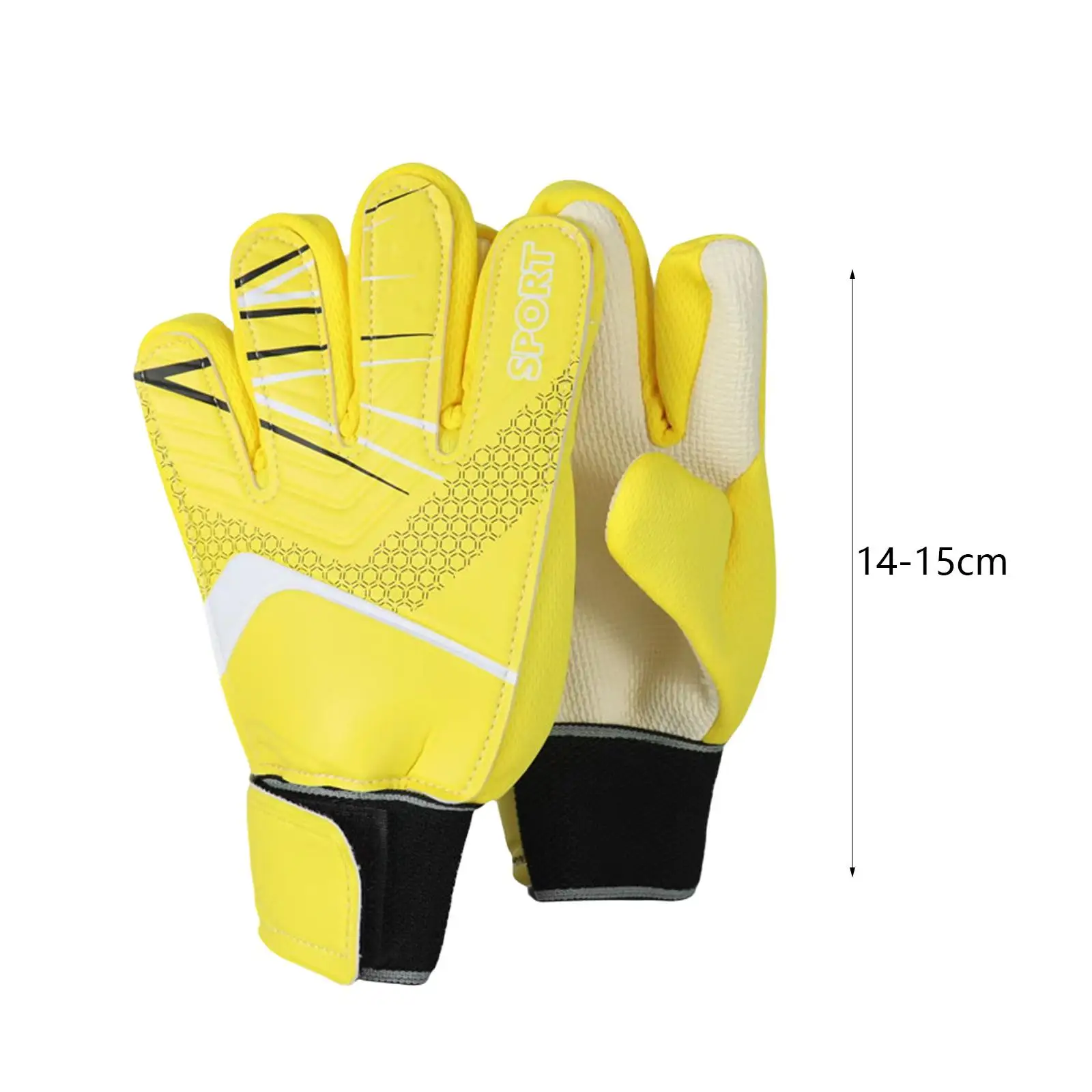 Kids Soccer Goalkeeper Gloves Non Slip Stylish Wear Resistant Sports Supplies Durable Children Breathable Gift for Beginner
